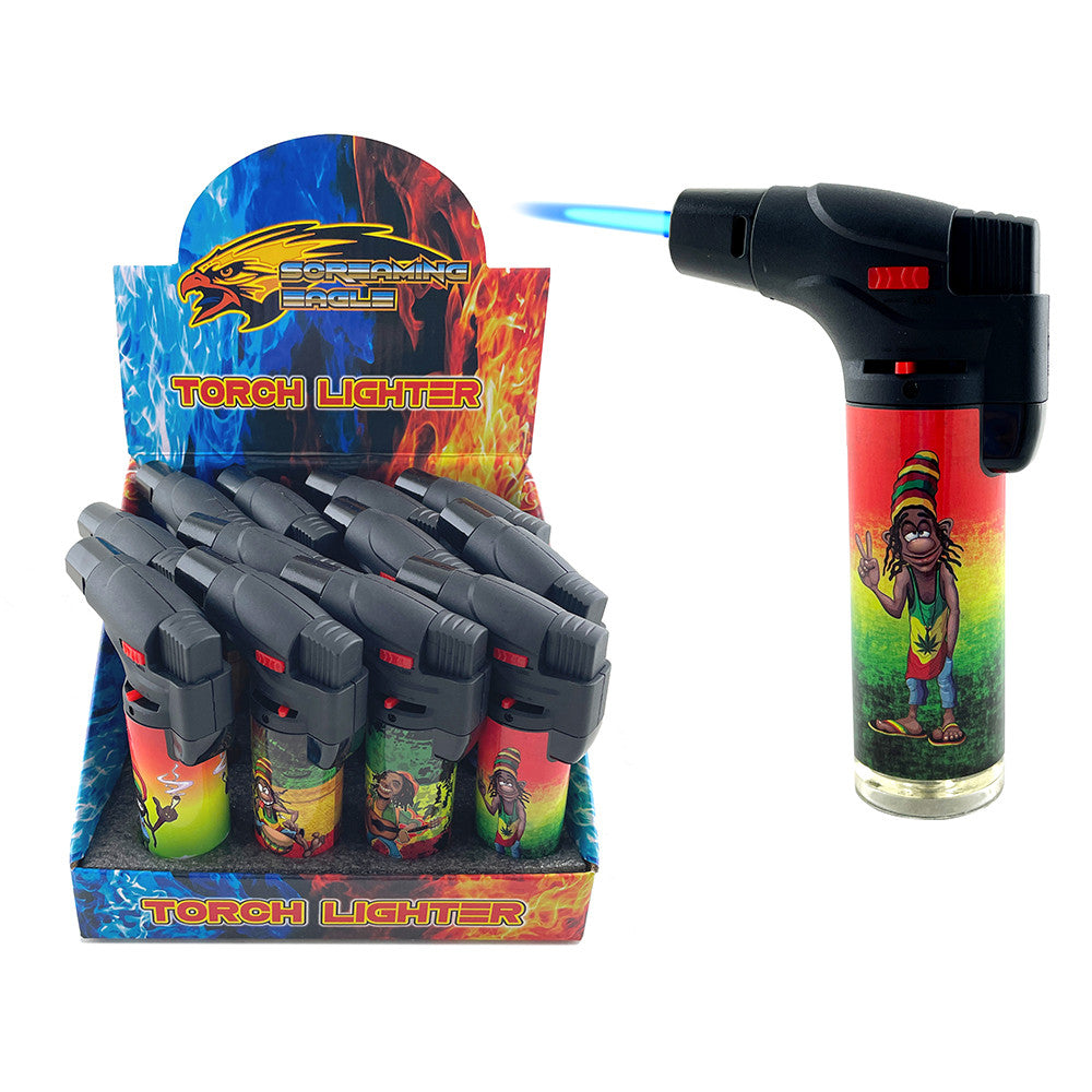 Screaming Eagle Torch - Rasta Man (12pcs)