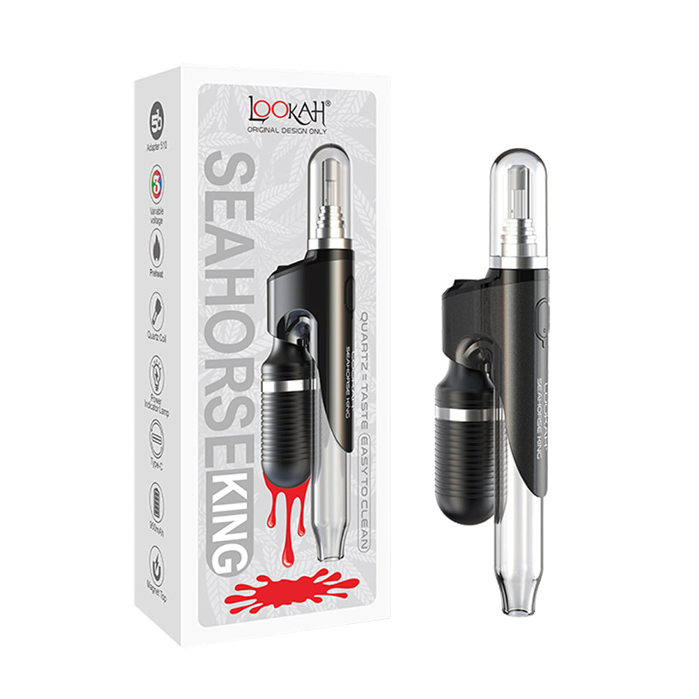 Lookah Seahorse King Vaporizer - Black