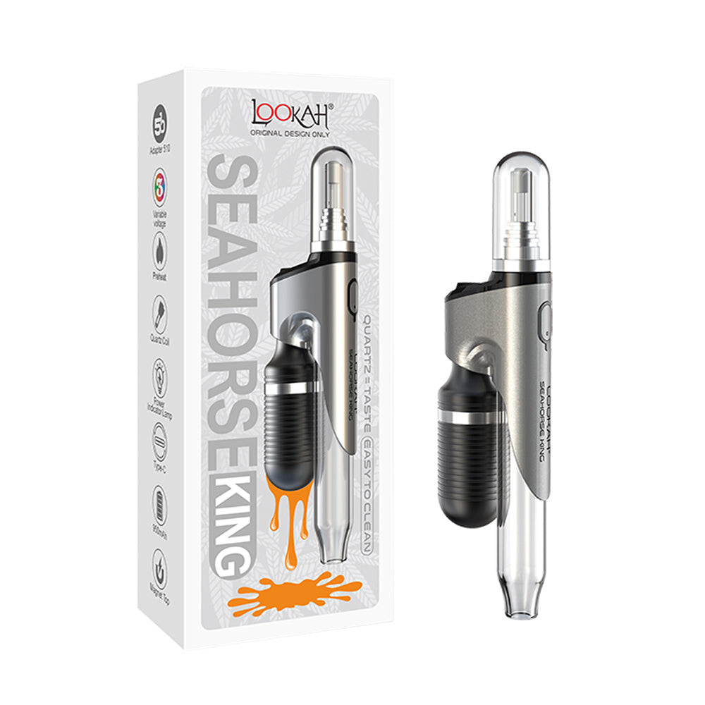 Lookah - Seahorse King - Electric Nectar Collector – Golden Cedar