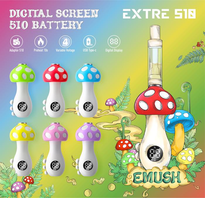 Extre Mushroom 510 Cartridge Battery