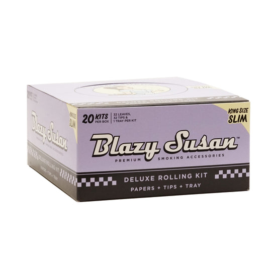 Blazy Susan - Purple Deluxe Rolling Papers (King Size Slim)
