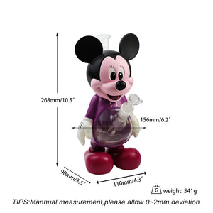 Glass Water Pipe - Mouse Wife (12")