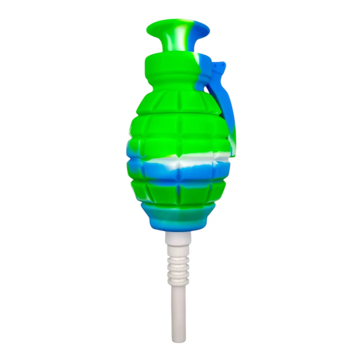 Silicone Nectar Collector - Grenade w/ Dab Container and Ceramic Nail