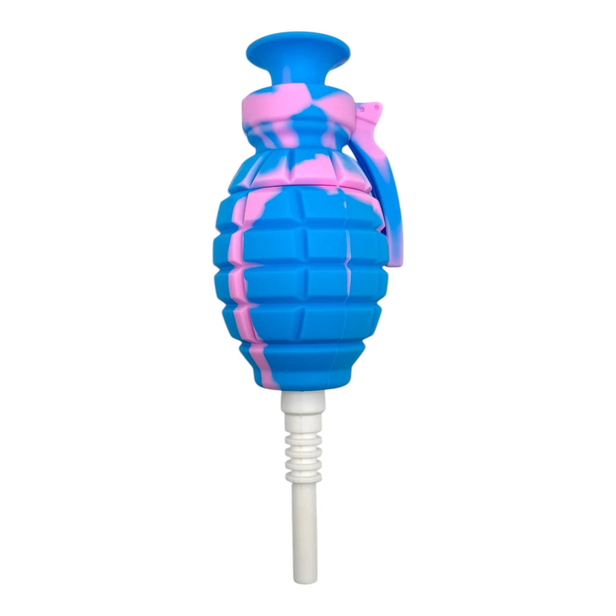 Silicone Nectar Collector - Grenade w/ Dab Container and Ceramic Nail