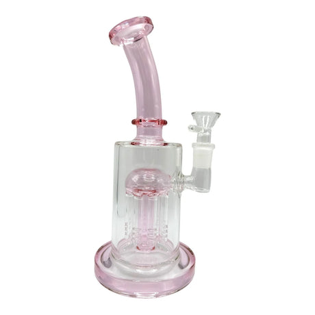 Glass Water Pipe - Colored Jelly Perc (8")