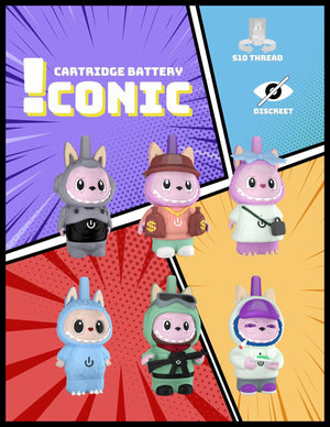 Iconic 510 Battery - Monsters (Display of 6)
