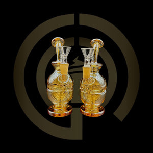 Glass Water Pipe - Mini Fab Egg (6'")