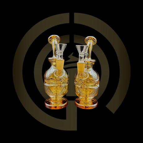 Glass Water Pipe - Mini Fab Egg (6'")