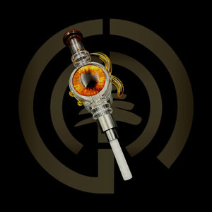 Glass Nectar Collector - Eye Ball (7")
