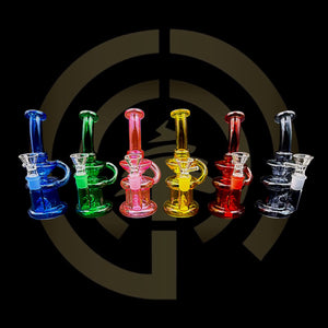 Glass Water Pipe - Highlighter Recycler #2 (7")