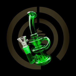 Glass Water Pipe - Highlighter Recycler #2 (7")