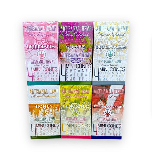 Artisanal Hemp Ultra Refined Flavored Cones (6 Flavors)