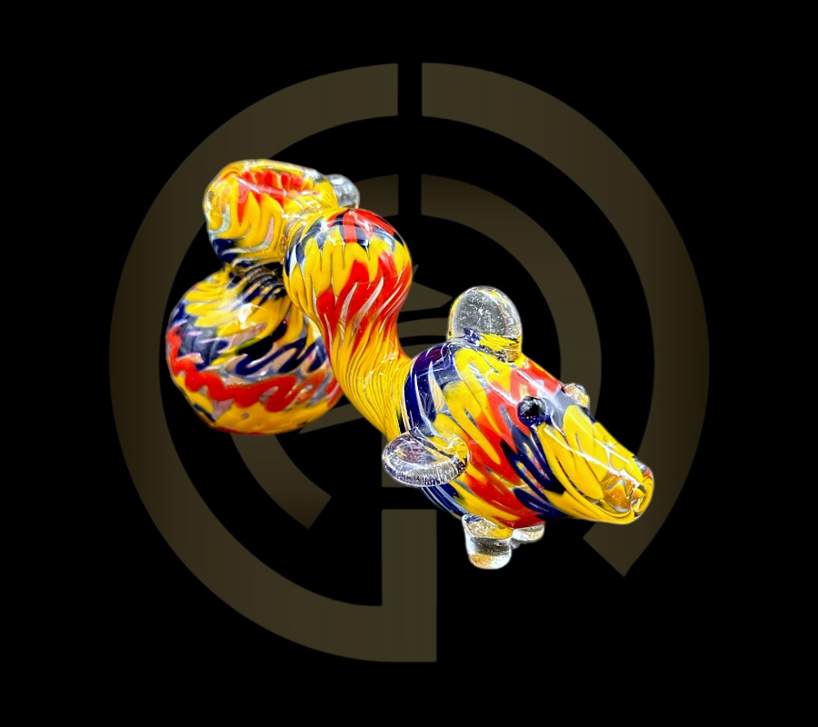 Glass Bubbler - Fish Tail (7")