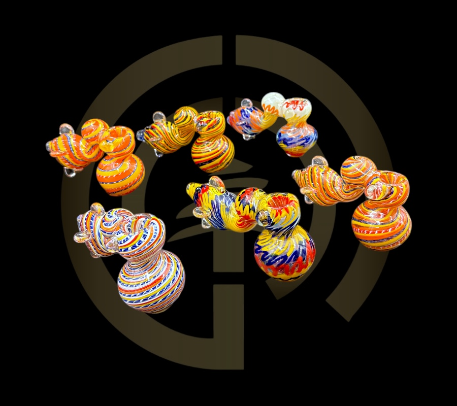 Glass Bubbler - Fish Tail (7")