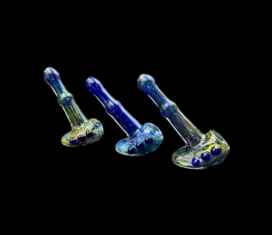 Glass Hand Pipe - Flat Head (5.5")