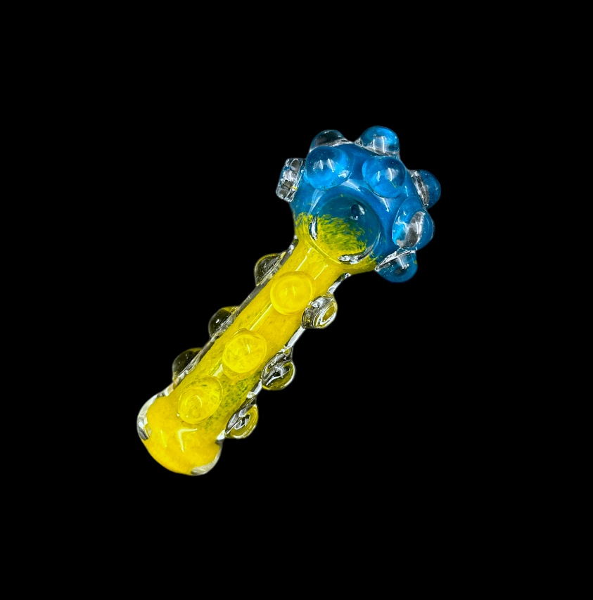 Glass Hand Pipe - Warts (5.5")