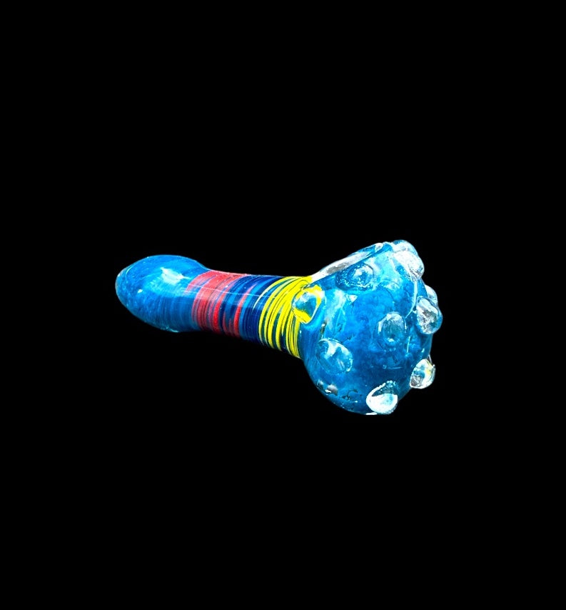 Glass Hand Pipe - Pebble Swirl (5")
