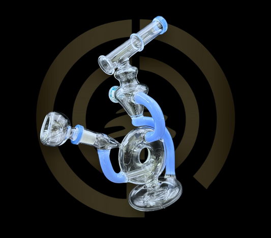 Recycler Water Pipe - Donut (9")