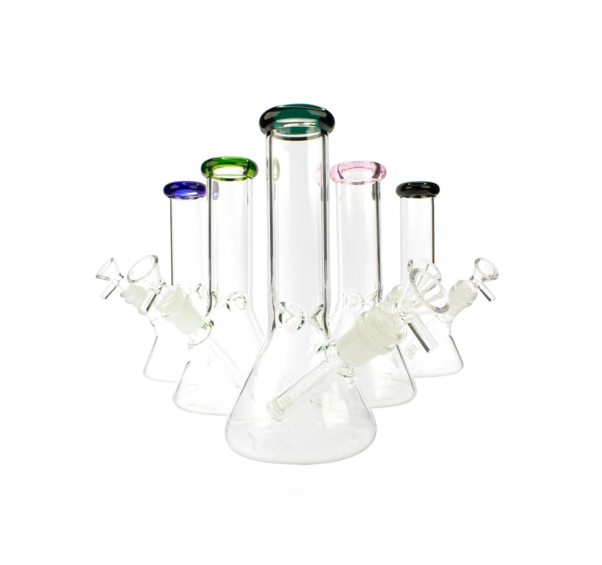 Glass Water Pipe - Slime Tip Beaker (8")