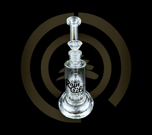 Rain City Glass - Diamond XXL Bubbler w/ Shower Perc (11.5")