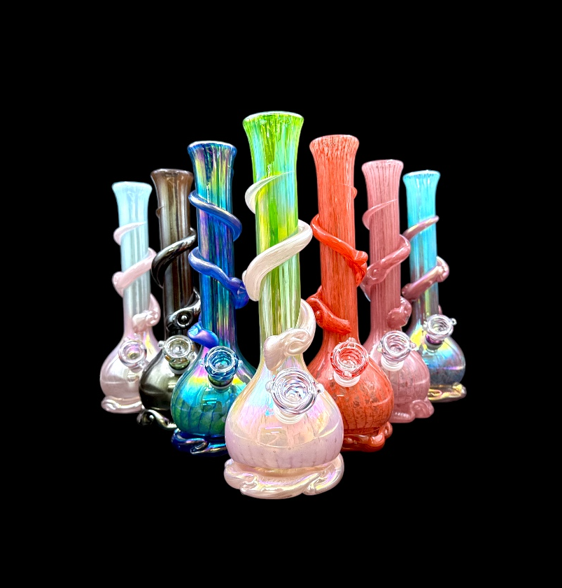 Soft Glass Water Pipe - High Wrap (12.5")