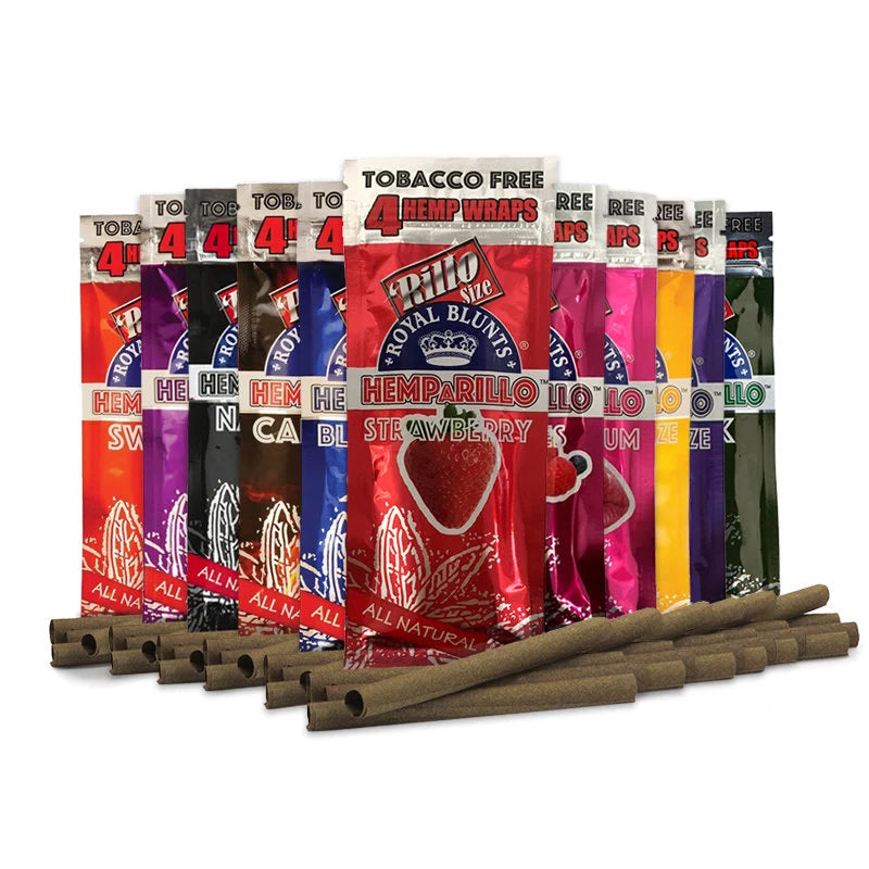 Hemparillo Cali-Fire Rillo Size Rolling Papers – 15 Count, 4 Pack, USA Made