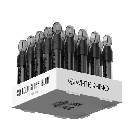 White Rhino - Premium Smoked Glass Blunt Slider (25ct)