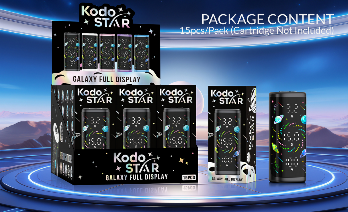 Yocan Kodo Star Cartridge Battery (Display of 15)