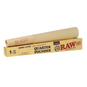 RAW - Quarter Pounder Classic Cone (14")(1ct)