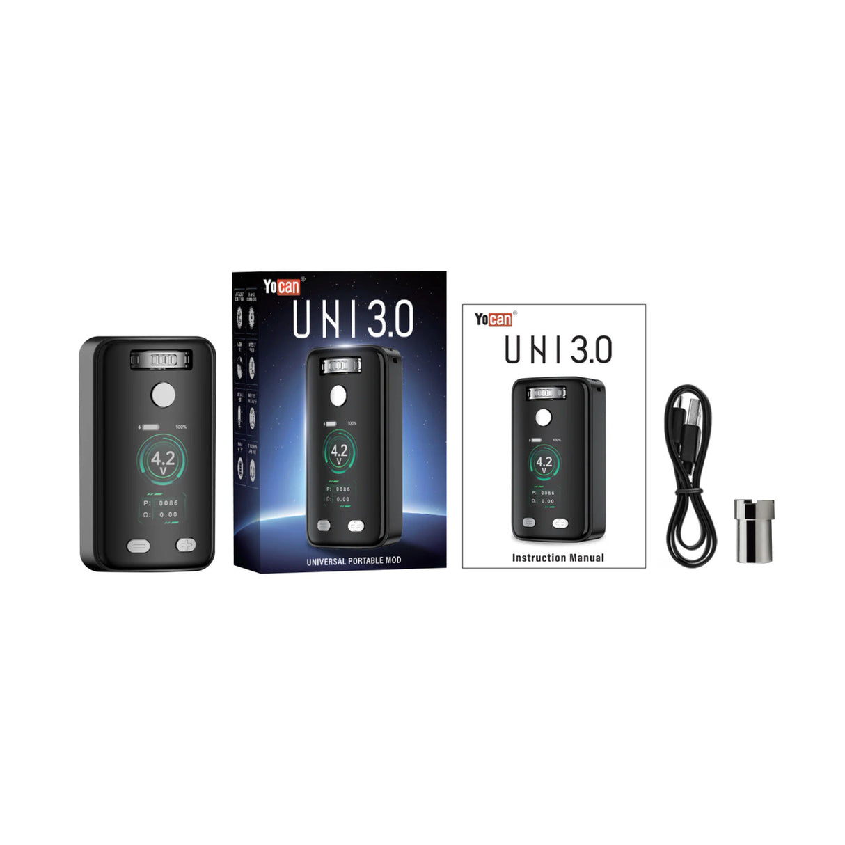 Yocan - Uni 3.0 Universal Cartridge Battery