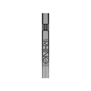 White Rhino - Premium Smoked Chillum With Silicone Cap (25ct)