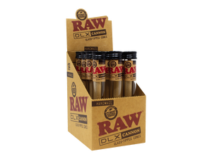 RAW - X Lux Glass Tip Hand Rolled Cannon - King Size