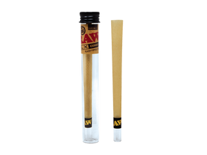 RAW - X Lux Glass Tip Hand Rolled Cone - King Size