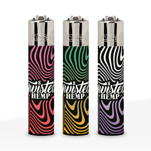 Clipper Lighters - Twisted Hemp Swirl (48pcs)