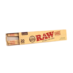 RAW - Classic 20pk Pre Roll Cones (Lean)(12 packs)