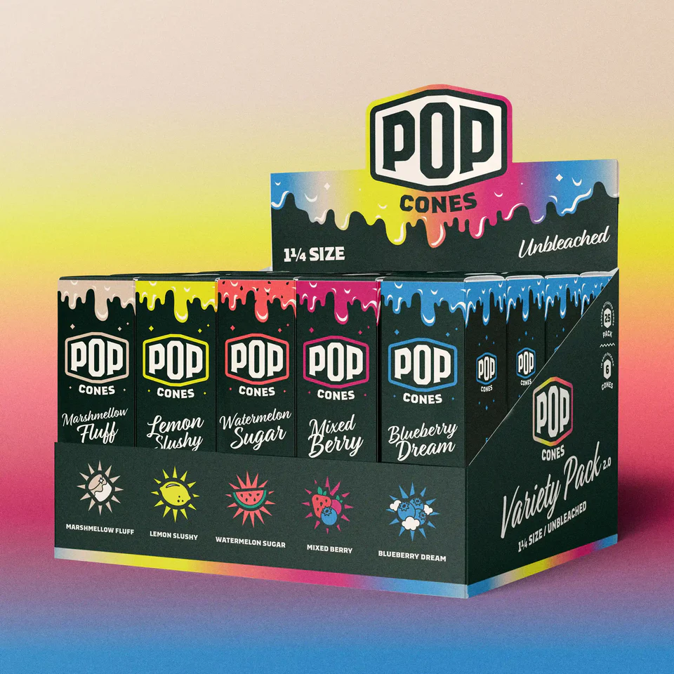 Pop Cones - Unbleached - Variety Pack 2.0 (1 1/4)