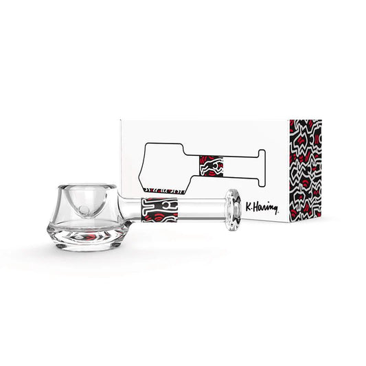 K. Haring Collection - Glass Spoon (Red/White/Black)
