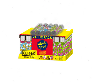 Clipper Lighters - Koi Fish (48pcs + 5 Free Lighters)