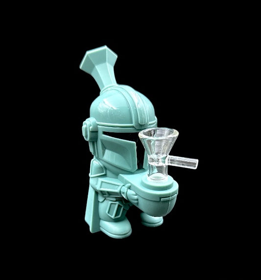 Silicone Water Pipe - Little Soldier (5.5")