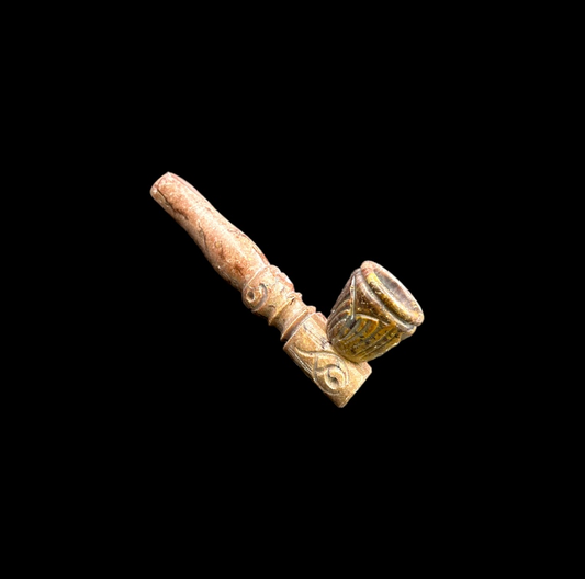 Marble Hand Pipe - Old School (4")