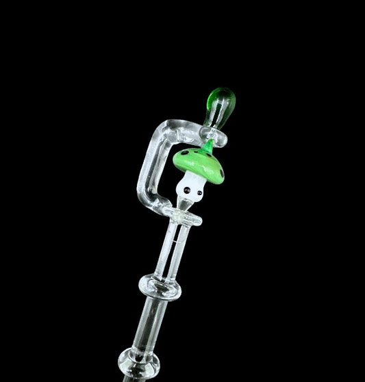 Glass Dab Tool - Mushroom Twirl