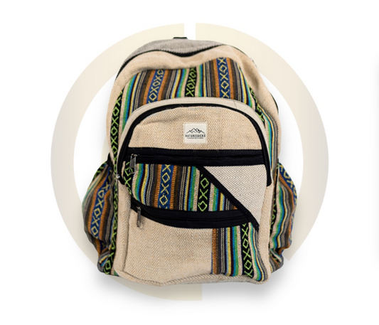 Nature Sacks - Handcrafted Hemp Backpack - Green Design