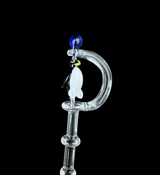 Glass Dab Tool - Penguin Swirl