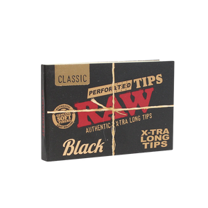 RAW - Extra Long Black Tips (40pk)