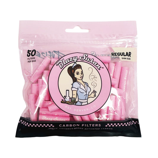 Blazy Susan - Pink Carbon Filter Tips (50pcs)