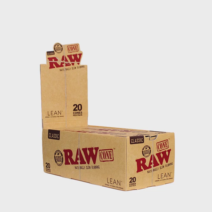 RAW - Classic 20pk Pre Roll Cones (Lean)(12 packs)