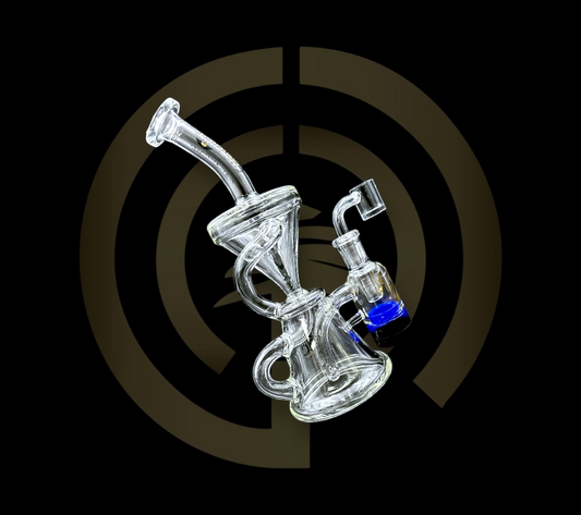 Rain City Glass - Hourglass Recycler (9")