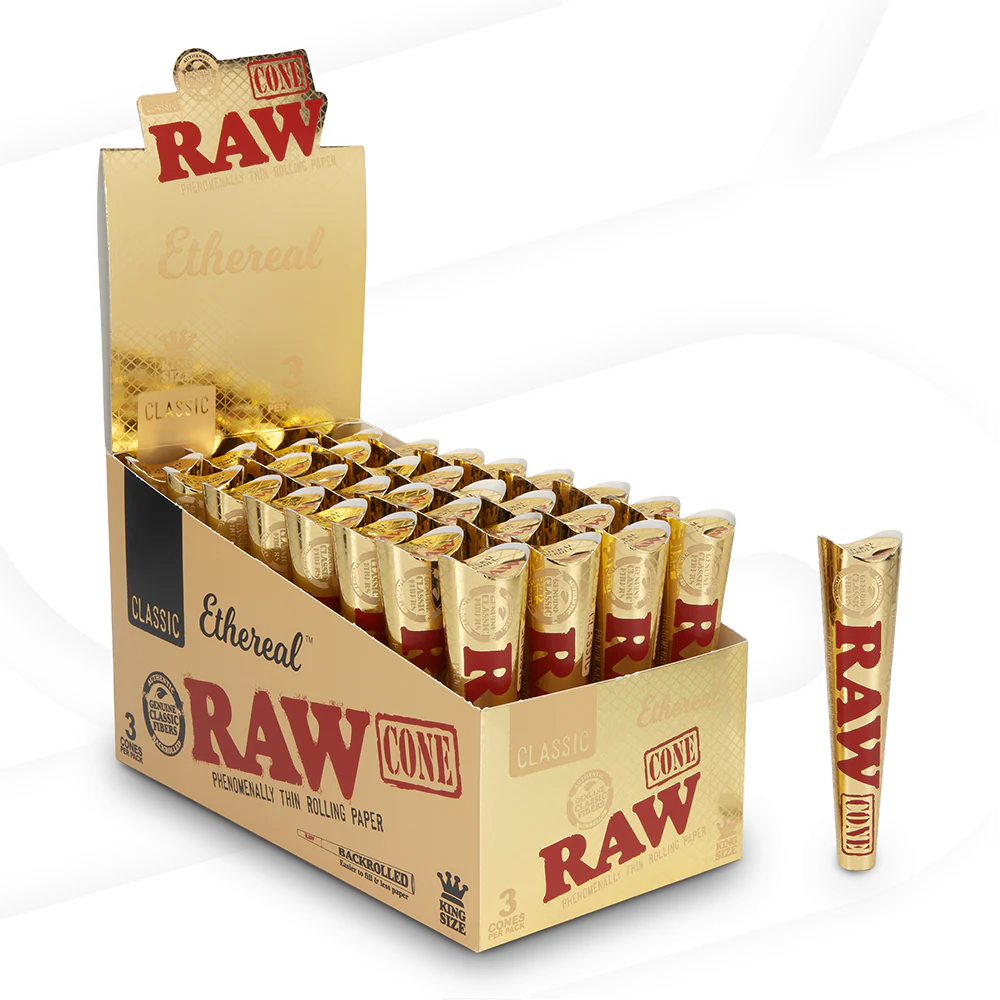RAW - Ethereal King Size Cones (3ct)
