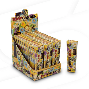 RAW - Garden King Size Cones (3ct)