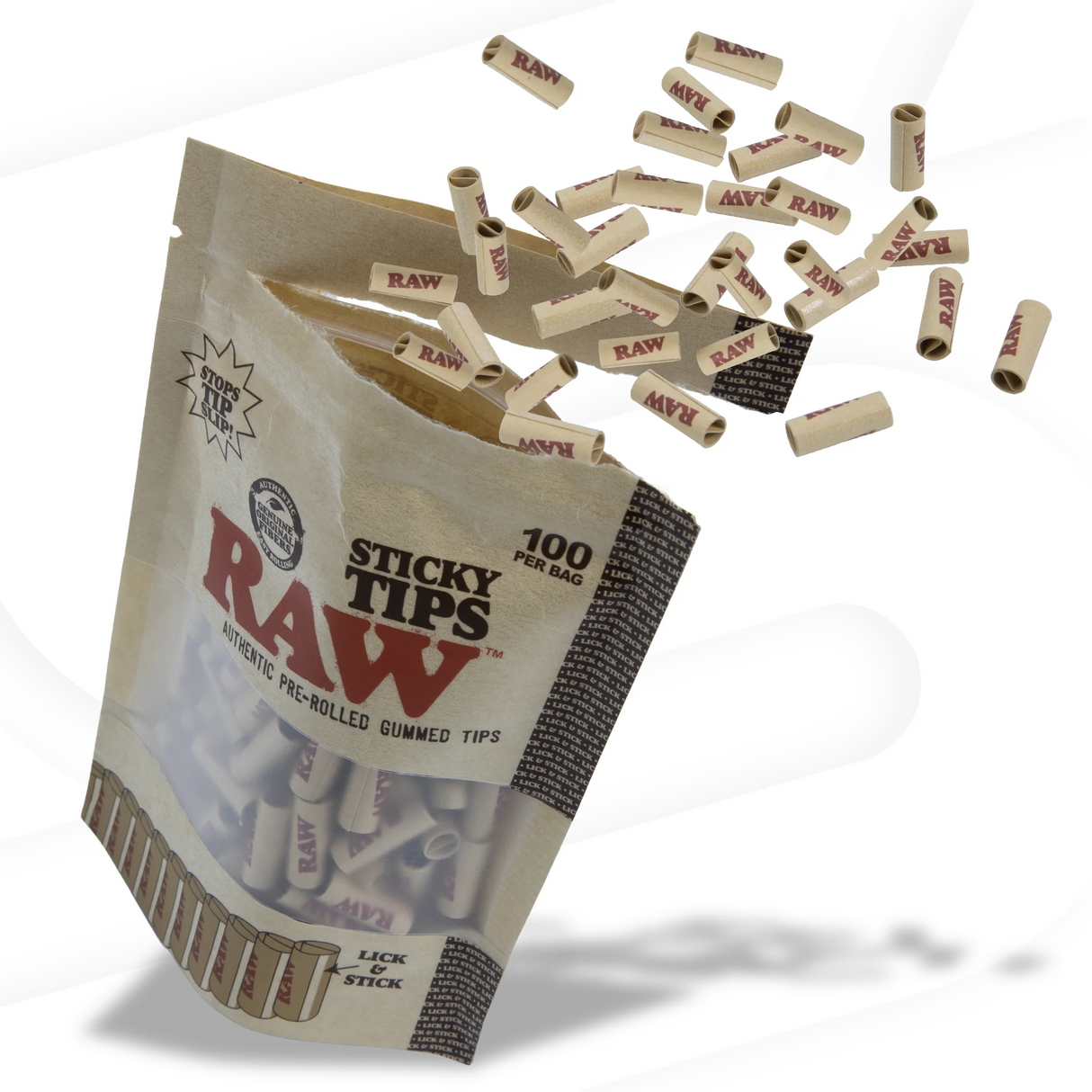 RAW - Sticky Tips Bag (100ct)